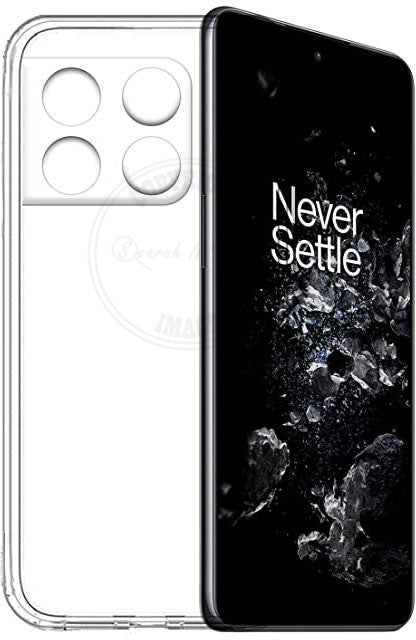 VAKIBO Premium Clear 2MM Thick Transparent Soft TPU Rubber Back Cover Case With Camera Protection Suitable for OnePlus 10T