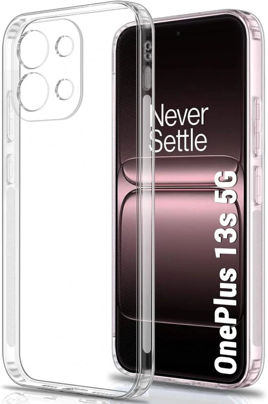 VAKIBO Premium Clear 1.5MM Thick Transparent Soft TPU Rubber Back Cover Case With Camera Protection Suitable for OnePlus 13S