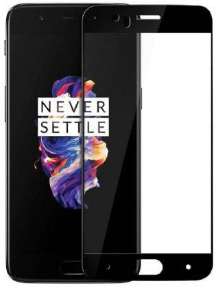 Super Premium Quality Tempered Glass Screen Guard Protector With Black Border Suitable for Onplus 5