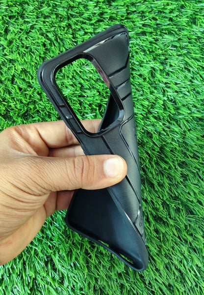 VAKIBO Moarmoz Shock Proof Black Coloured Soft TPU Back Cover Case Suitable for Oneplus 9 Pro