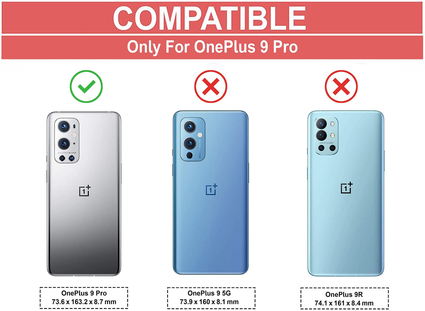 VAKIBO Super Premium Black Border Transparent Case With Corner Protection & Camera Protection Suitable for Oneplus 9 Pro