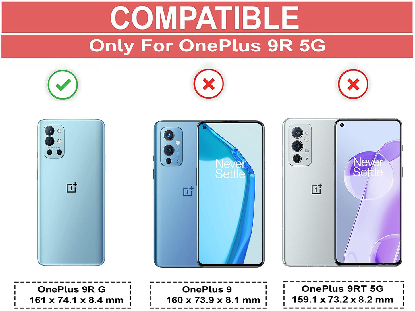VAKIBO Super Premium Black Border Transparent Case With Corner Protection & Camera Protection Suitable for Oneplus 9R