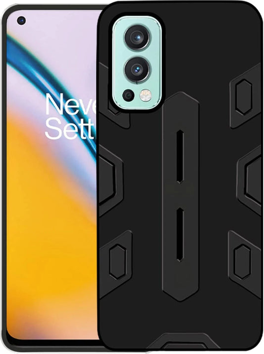 VAKIBO Nilikin Heavy Black Premium Quality Back Cover Made With Soft TPU/ Silicon Rubber Suitable For OnePlus Nord 2