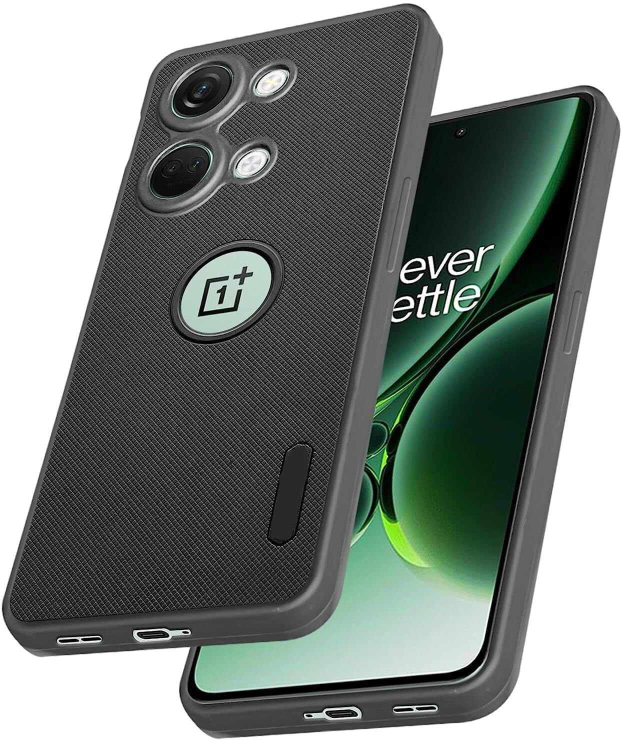 VAKIBO Black Coloured Back Cover Case Suitable for Oneplus Nord 3