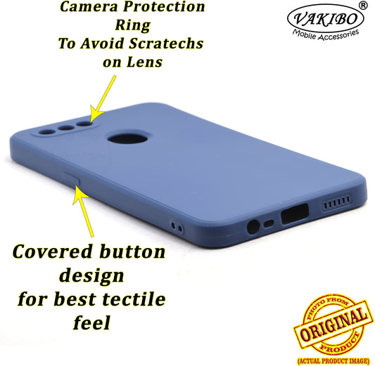 VAKIBO Blue Coloured Back Cover Case Suitable for Oppo A3s