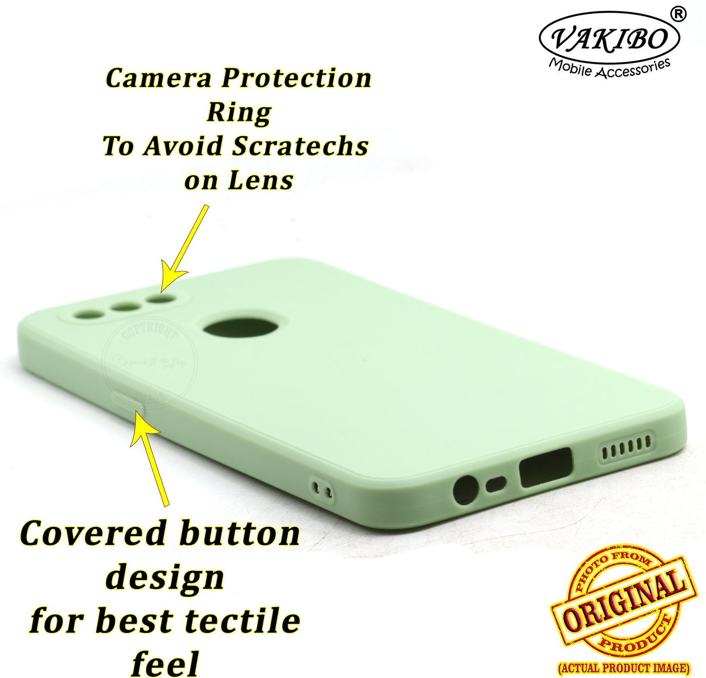 VAKIBO Pista Coloured Back Cover Case Suitable for Oppo A3s