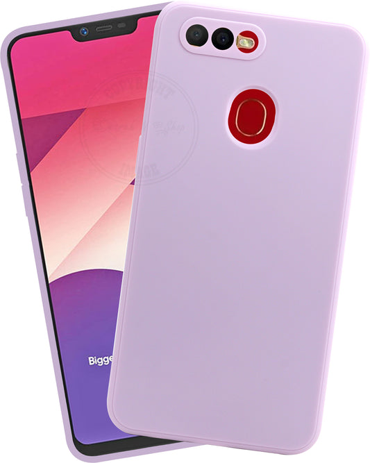 VAKIBO Purple Coloured Back Cover Case Suitable for Oppo A3s