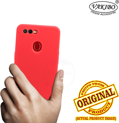 VAKIBO Red Coloured Back Cover Case Suitable for Realme C1
