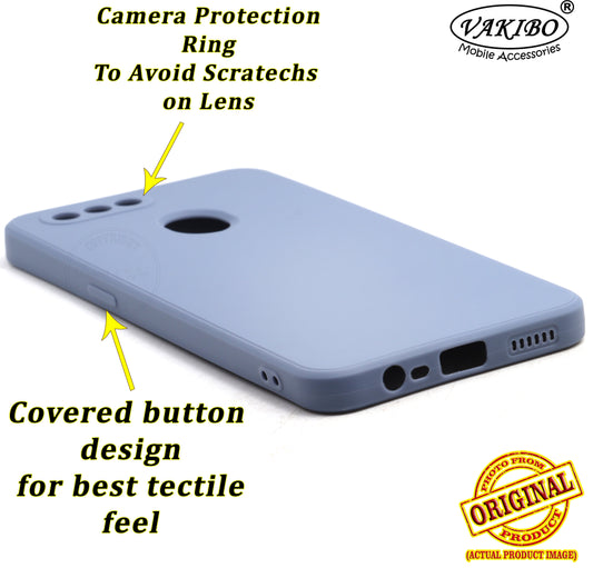 VAKIBO Steel Blue Coloured Back Cover Case Suitable for Oppo A3s