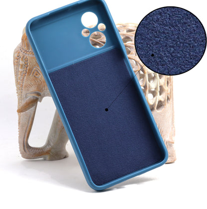 VAKIBO Matte 1.5 MM Thick With Camera Protection Blue Coloured Soft TPU Rubber Back Cover Case Suitable for Oppo A57