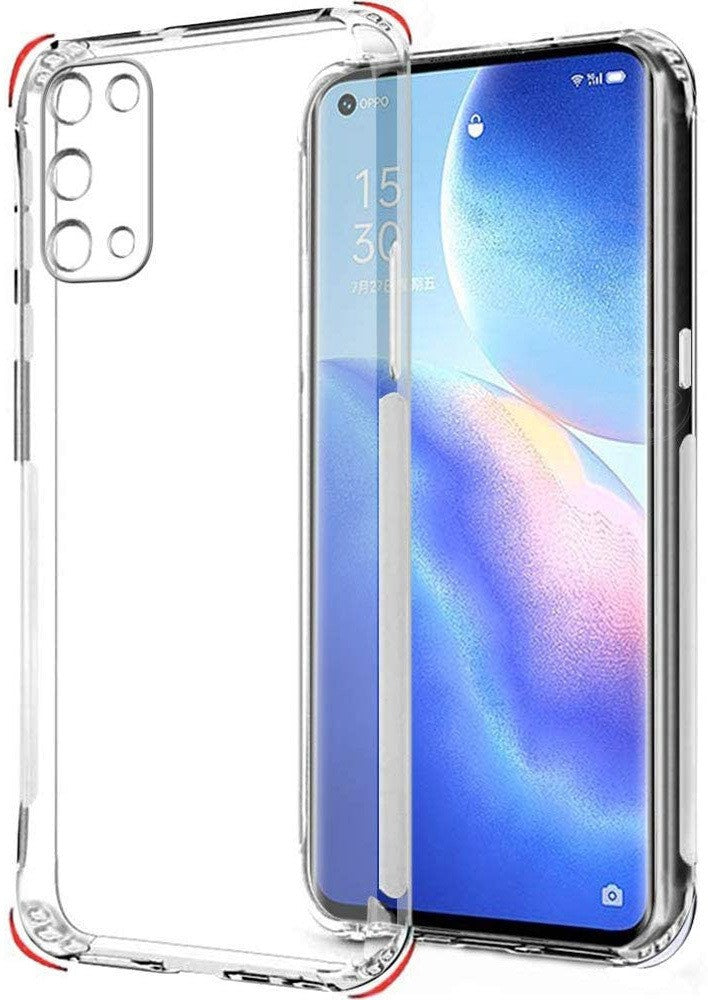 VAKIBO Super Premium Soft TPU Transparent Case With Dustplug,Side Grip,Corner Protection,lanyard Cuts,Camera Protection Suitable for Oppo A74 5G