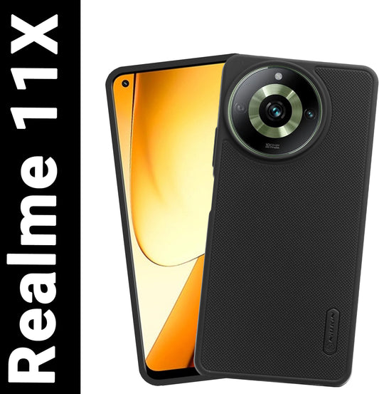 VAKIBO Dotted Black Coloured Made with Silicon Rubber TPU Back Cover Case Suitable for Realme 11 5G