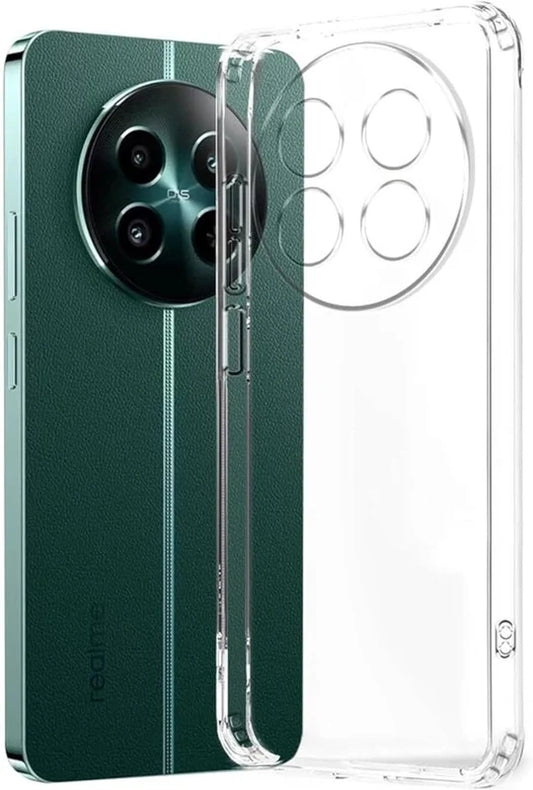 VAKIBO Premium Clear 1.5MM Thick Transparent Soft TPU Rubber Back Cover Case With Camera Protection Suitable for Realme C65