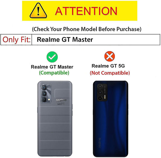 VAKIBO Premium Clear 1.5MM Thick Transparent Soft TPU Rubber Back Cover Case With Camera Protection Suitable for Realme GT Master