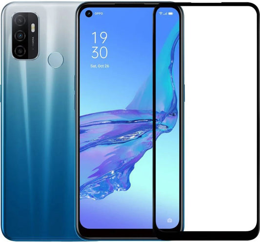 Super Premium Quality Tempered Glass Screen Guard Protector With Black Border Suitable For Realme Narzo 30