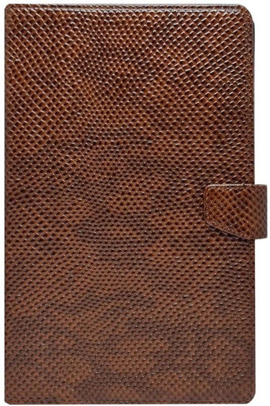 VAKIBO Cobra Design Dark Brown Coloured Synthatic Leather Flip Cover Suitable for Realme Pad 10.4