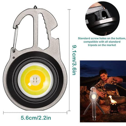 Multifunctional Keyring Tool with COB Light
