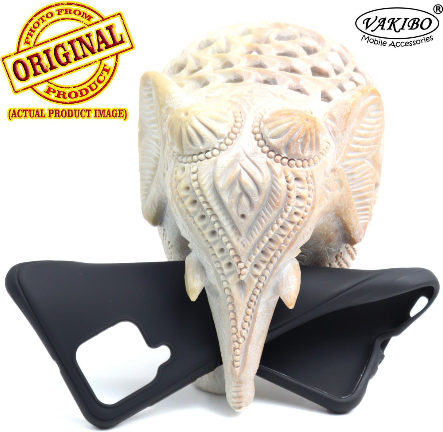 VAKIBO Matte Frosted Black Coloured Soft TPU Back Cover Case Suitable for Samsung Galaxy A22 4G