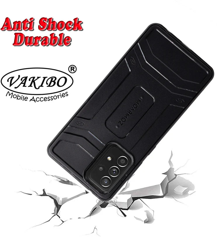 VAKIBO Moarmoz Shock Proof Black Coloured Soft TPU Back Cover Case Suitable for Samsung Galaxy A52S 5G