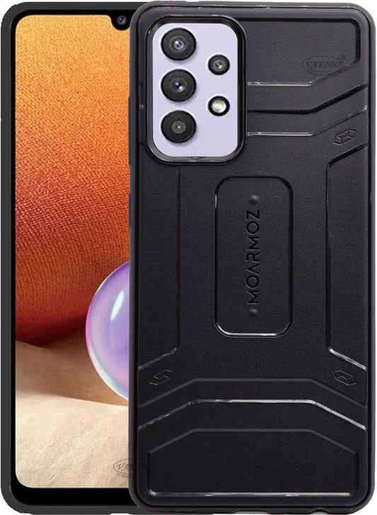 VAKIBO Moarmoz Shock Proof Black Coloured Soft TPU Back Cover Case Suitable for Samsung Galaxy A72