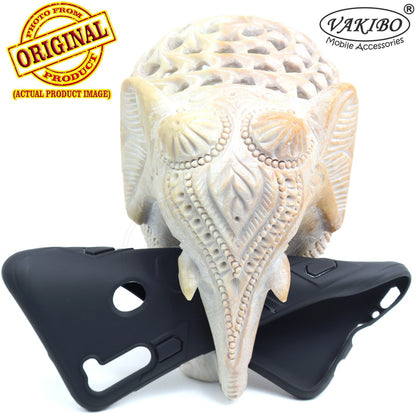 VAKIBO Black Coloured Back Cover Case Suitable for Samsung Galaxy M21 2021