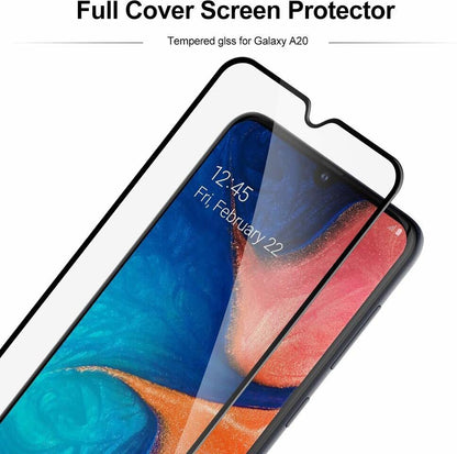 Super Premium Quality Tempered Glass Screen Guard Protector With Black Border Suitable For Samsung Galaxy A40S