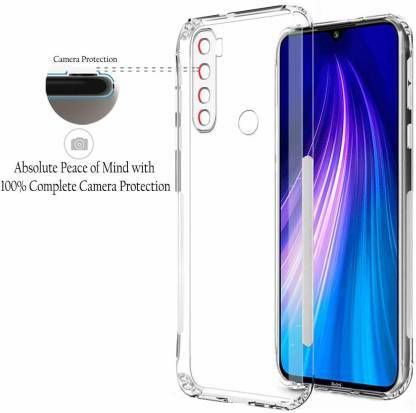 VAKIBO Super Premium Soft TPU Transparent Case With Dustplug,Side Grip,Corner Protection,lanyard Cuts,Camera Protection Suitable for Realme 5i