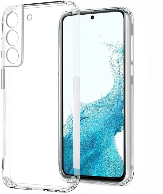 VAKIBO Premium Clear 1.5MM Thick Transparent Soft TPU Rubber Back Cover Case With Camera Protection Suitable for Samsung S22
