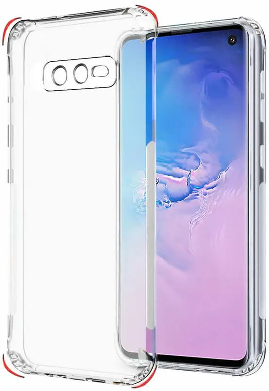 VAKIBO Premium Clear 1.5MM Thick Transparent Soft TPU Rubber Back Cover Case With Camera Protection Suitable for Samsung Galaxy S10E