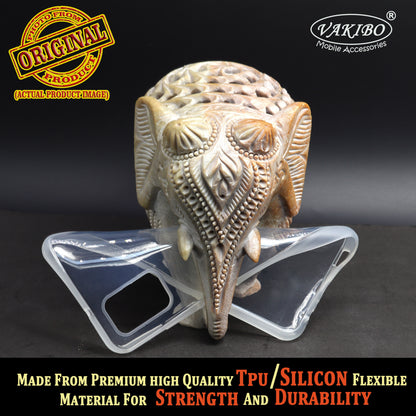 VAKIBO Premium Clear 2MM Thick Transparent Soft TPU Rubber Back Cover Case With Camera Protection Suitable for Samsung Galaxy A03s