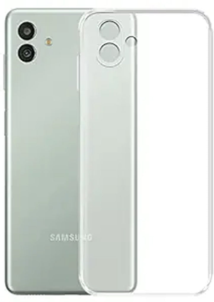 VAKIBO Super Premium Soft TPU Transparent Case With Dustplug,Side Grip,Corner Protection,lanyard Cuts,Camera Protection Suitable for Samsung A04E