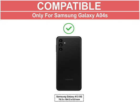 VAKIBO Super Premium Black Border Transparent Case With Corner Protection & Camera Protection Suitable for Samsung A13 5G