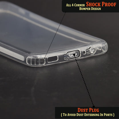 VAKIBO Premium Clear 1.5MM Thick Transparent Soft TPU Rubber Back Cover Case With Camera Protection Suitable for Samsung Galaxy A12