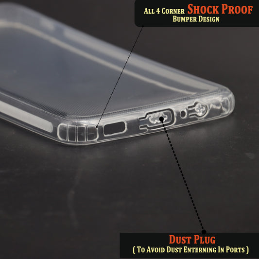 VAKIBO Premium Clear 1.5MM Thick Transparent Soft TPU Rubber Back Cover Case With Camera Protection Suitable for Samsung Galaxy A12