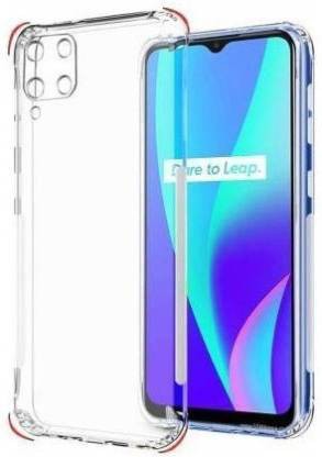 VAKIBO Super Premium Soft TPU Transparent Case With Dustplug,Side Grip,Corner Protection,lanyard Cuts,Camera Protection Suitable for Samsung A22 4G