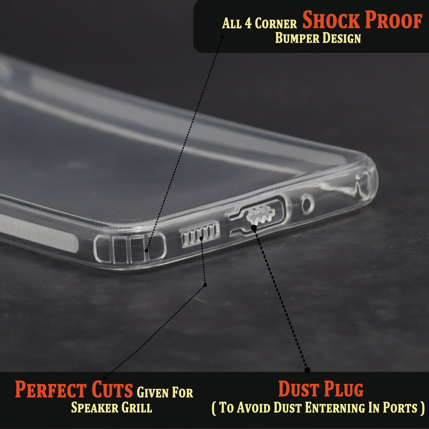 VAKIBO Premium Clear 1.5MM Thick Transparent Soft TPU Rubber Back Cover Case With Camera Protection Suitable for Samsung Galaxy A33