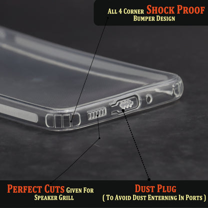 VAKIBO Premium Clear 1.5MM Thick Transparent Soft TPU Rubber Back Cover Case With Camera Protection Suitable for Samsung Galaxy A33