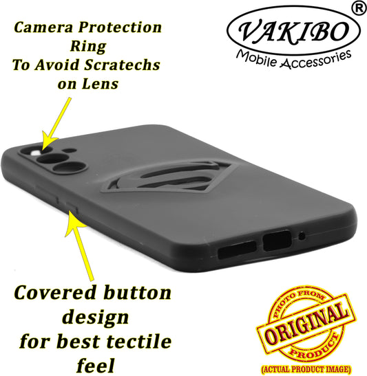 VAKIBO Black Coloured Back Cover Case Suitable for Samsung Galaxy A34 5G