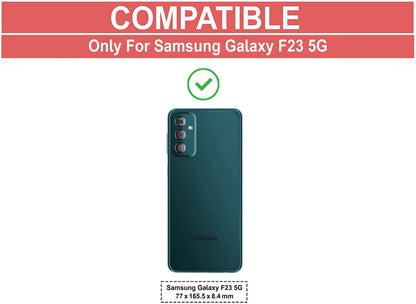 VAKIBO Super Premium Black Border Transparent Case With Corner Protection & Camera Protection Suitable for Samsung M23 5G
