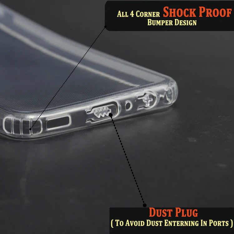 VAKIBO Premium Clear 1.5MM Thick Transparent Soft TPU Rubber Back Cover Case With Camera Protection Suitable for Samsung F23 5G