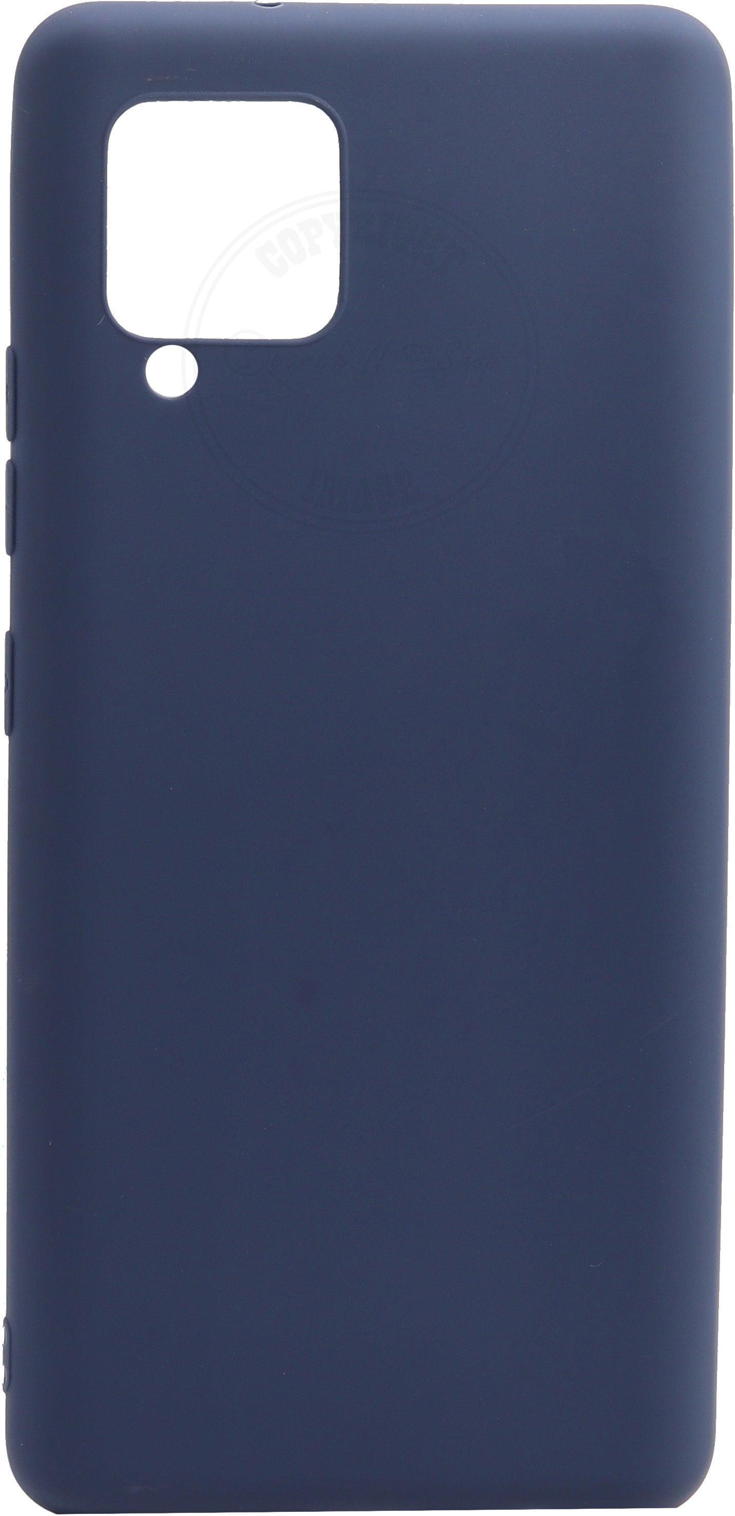 VAKIBO 1.2 MM Thick Blue Coloured Soft TPU Rubber Back Cover Case With Camera Protection Ring Suitable for Samsung Galaxy M42