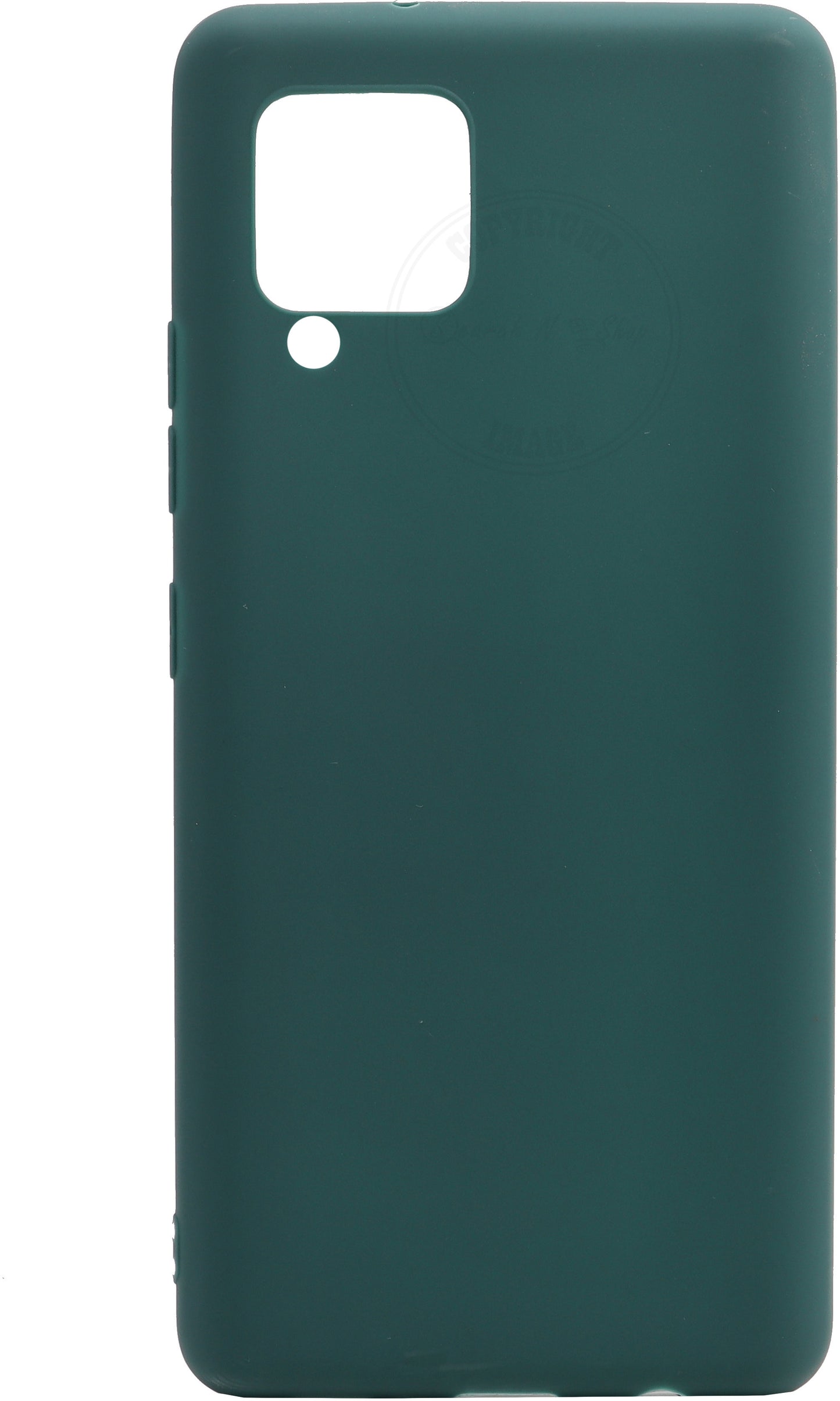 VAKIBO 1.2 MM Thick Green Coloured Soft TPU Rubber Back Cover Case With Camera Protection Ring Suitable for Samsung Galaxy M42