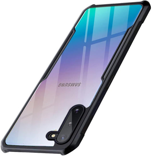 VAKIBO Best Selling Black and Transparent Coloured Made With Soft TPU and Acrylic Back Cover Case With 4 Corner and Camera Protection Suitable for Samsung Galaxy Note 10