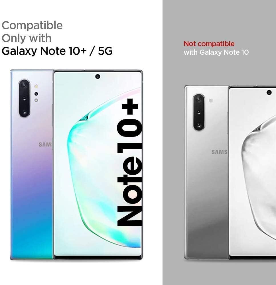 VAKIBO Super Premium Black Border Transparent Case With Corner Protection & Camera Protection Suitable for Samsung Note 10 Plus