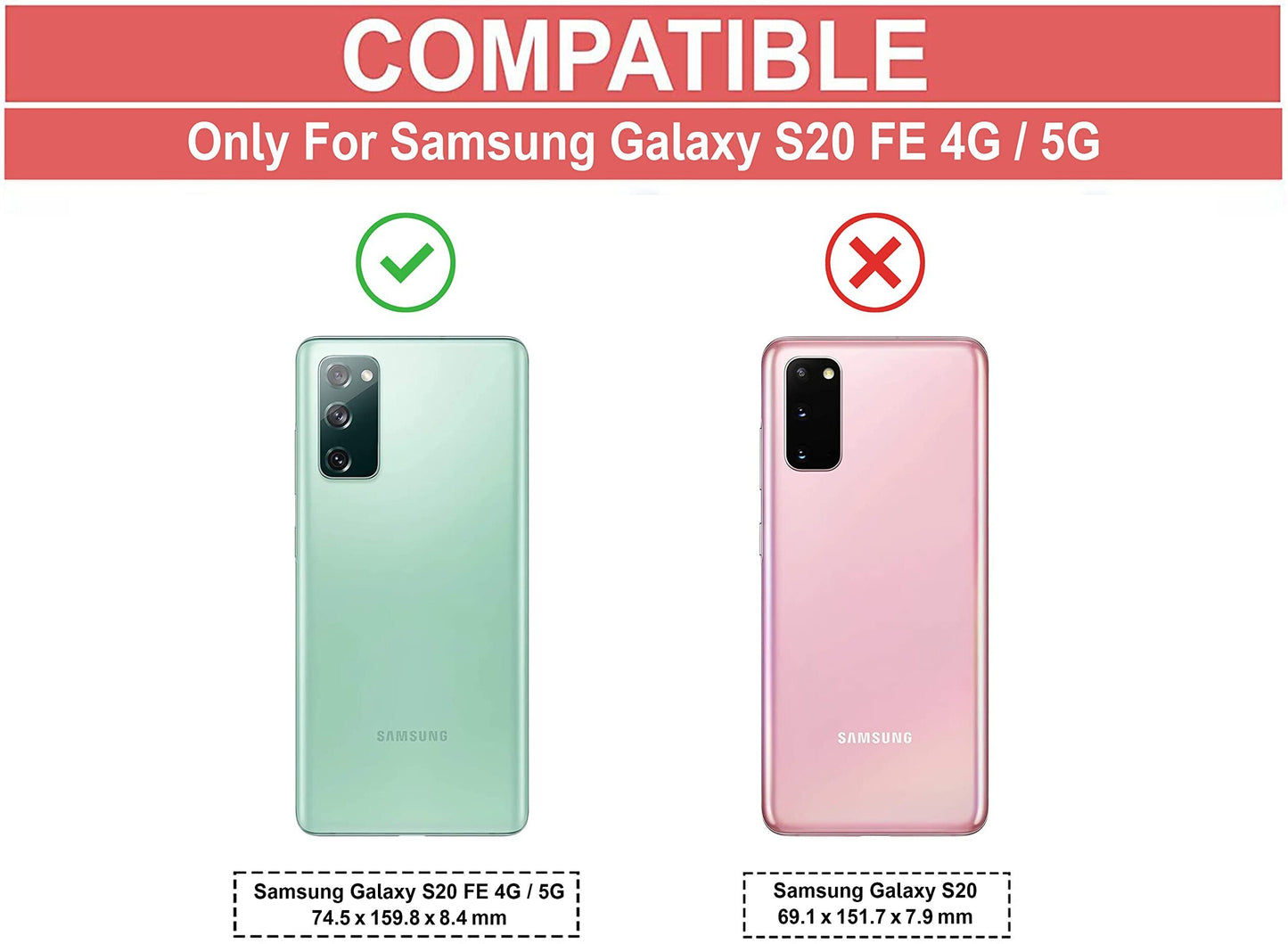 VAKIBO Best Selling Black and Transparent Back Cover Case Made With Soft TPU and Acrylic With 4 Corner and Camera Protection Suitable for Samsung Galaxy S20 FE