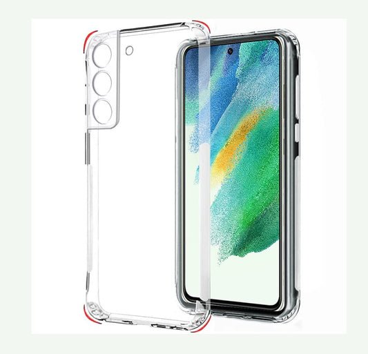 VAKIBO Premium Clear 1.5MM Thick Transparent Soft TPU Rubber Back Cover Case With Camera Protection Suitable for Samsung Galaxy S21