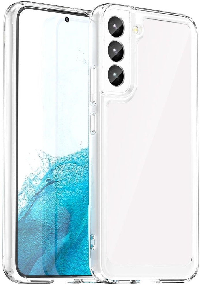 VAKIBO Super Premium Soft TPU Transparent Case With Dustplug,Side Grip,Corner Protection,lanyard Cuts,Camera Protection Suitable for Samsung S23 Plus