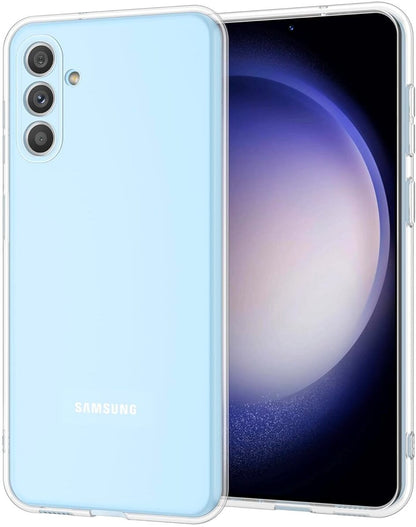 VAKIBO Premium Clear 2MM Thick Transparent Soft TPU Rubber Back Cover Case With Camera Protection Suitable for Samsung Galaxy S23FE Ultra