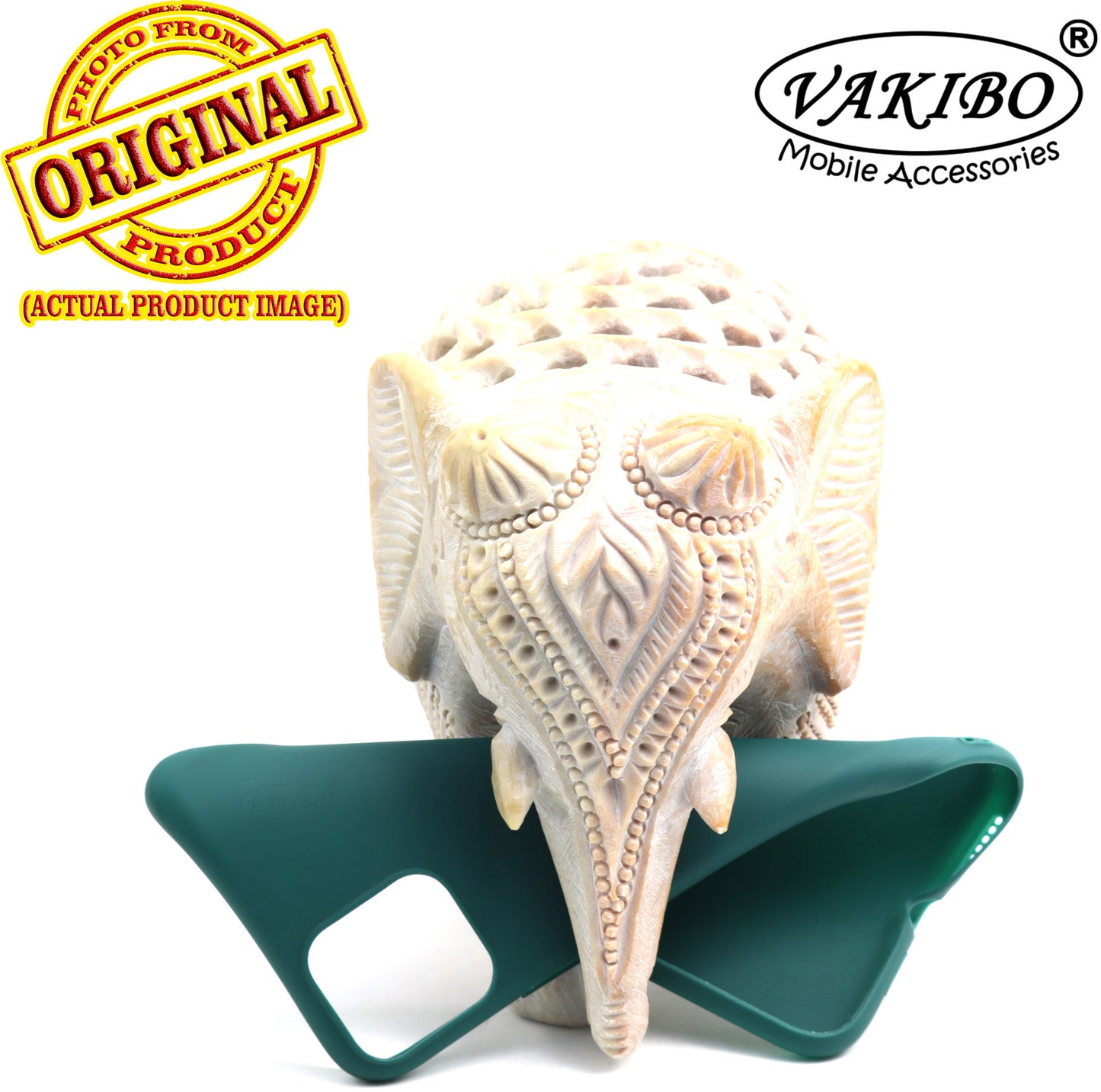 VAKIBO 1.2 MM Thick Green Coloured Soft TPU Rubber Back Cover Case With Camera Protection Ring Suitable for Apple iPhone 12 Pro Max