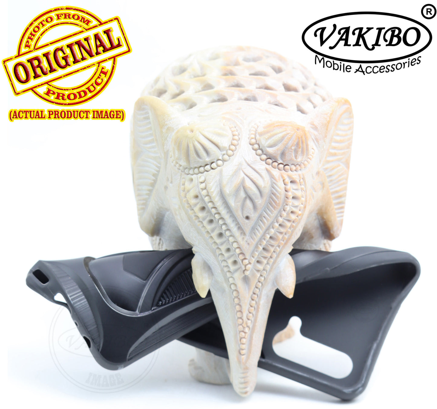 VAKIBO 3D Designer Black Coloured Soft TPU Back Cover Case Suitable for OnePlus Nord CE